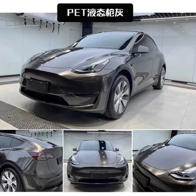 Film Full Body Protection Film Full — Auto Color Change Film - pet-liquid-metal-gun-gray-152m-x-17m