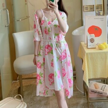 �ļ��Ըб��z˯��Ů��������˯ȹ�ɼ���ins�����LŮʿ˯�ۼҾӷ�
