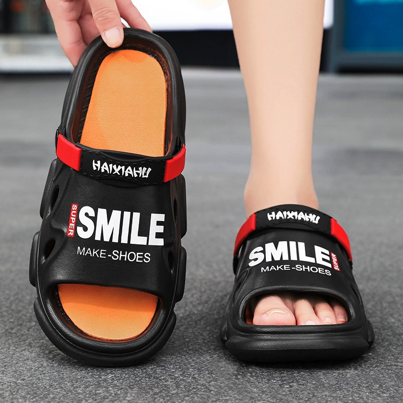 Холодные тапочки EVA 2024 Летние новые домашние тапочки пары толстых подошв увеличены