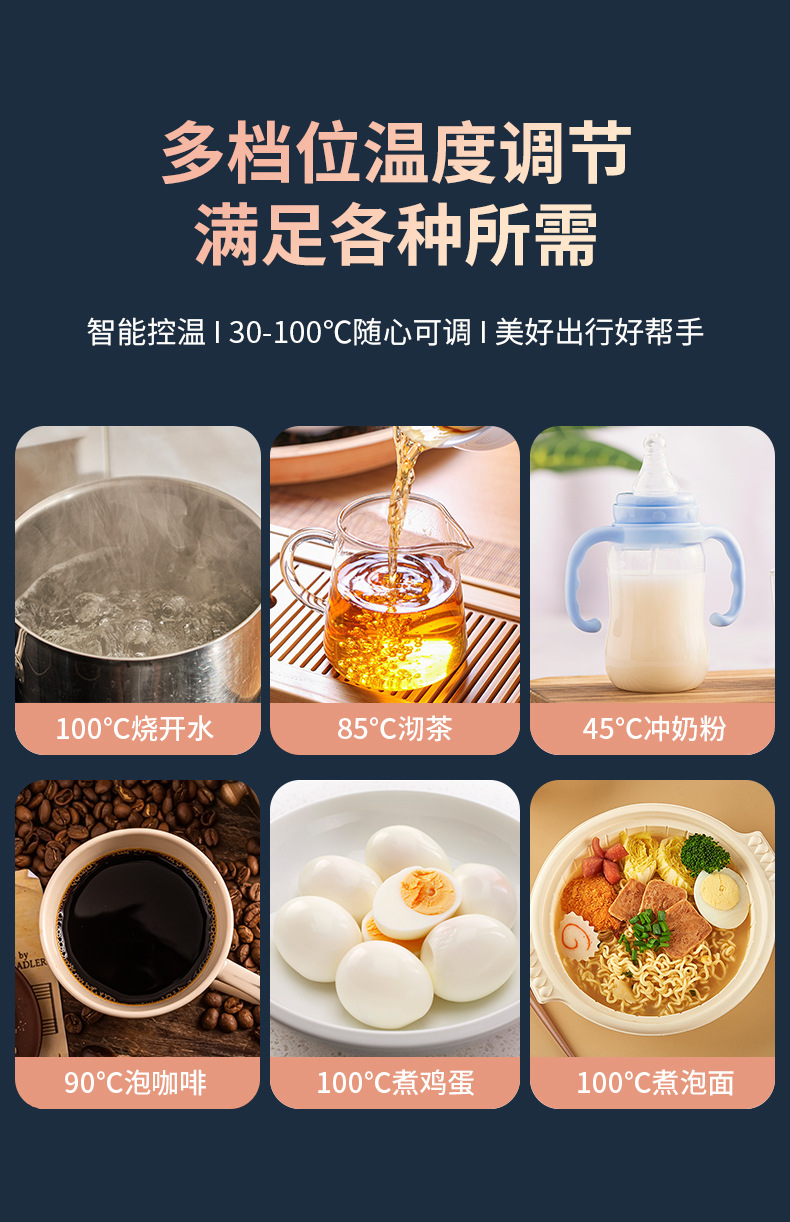 Car-Mounted Water Boiling Cup 12V24V Universal USB Electric Water Kettle Thermal Insulation Integrated Heating Cup Water Heater Water Kettle