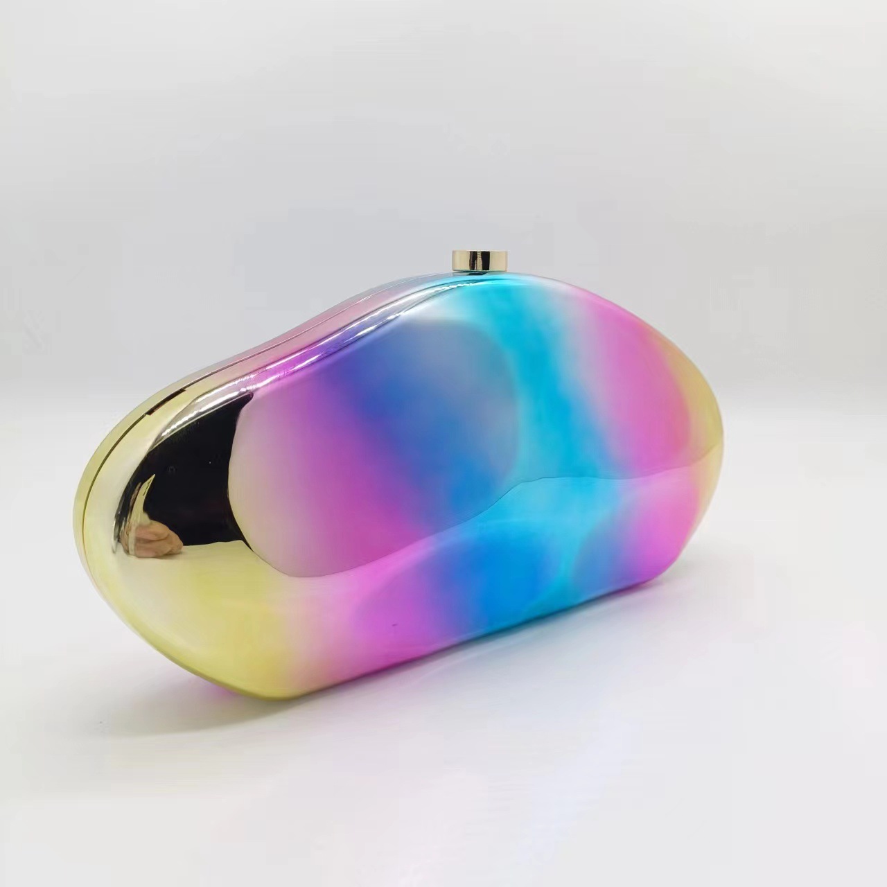 Evening Bag Bags Type Silver Gold Red Arylic Gradient Color Solid Color Evening Bags