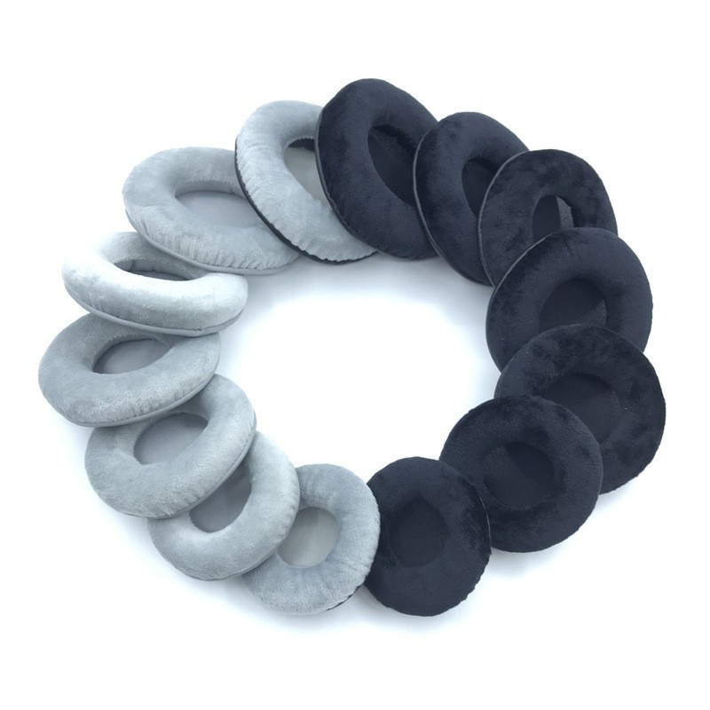 Round 50-110mm 55 65 70 75 80 90 100 105 Velvet Earphone Covers Sponge Covers Ear Pads