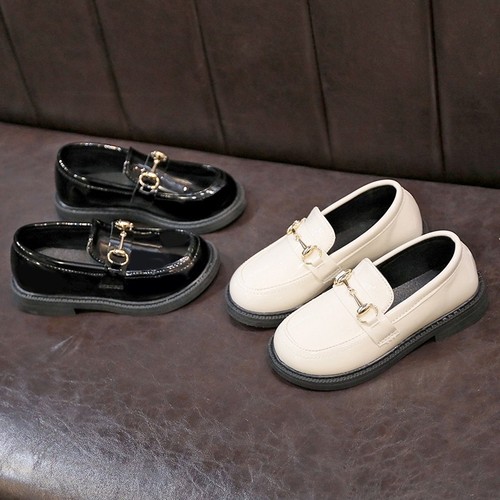 Children's Leather Shoes Spring and Autumn Fashion Academic British Style Girls' Flat Shoes