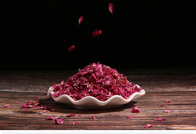 Edible Dried Red Rose Petals Mei Gui Hua 500g Low Temperature Baked for Baking Tea and Herbal Cooking quality and texture