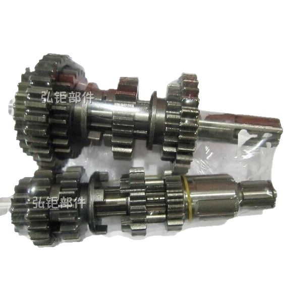 Motocicleta principal y auxiliar conjunto de dientes CG125 motocicleta principal y auxiliar conjunto de eje de engranajes de todo el vehículo