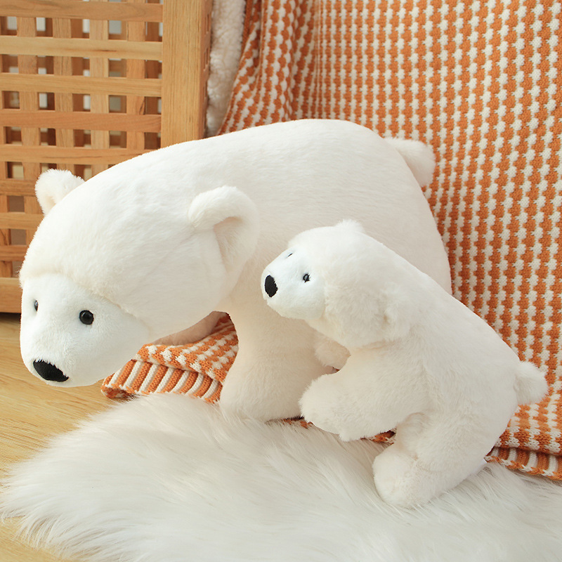 跨境毛绒玩具北极熊公仔玩偶ins风沙发摆件儿童可爱娃卧室装饰品