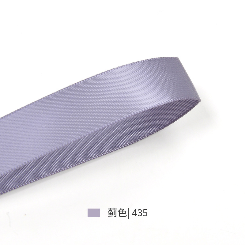Yao Ming púrpura doble cara cinta de poliéster cifrado hecho a mano DIY accesorios para el cabello material ramo caja de regalo cinta de embalaje