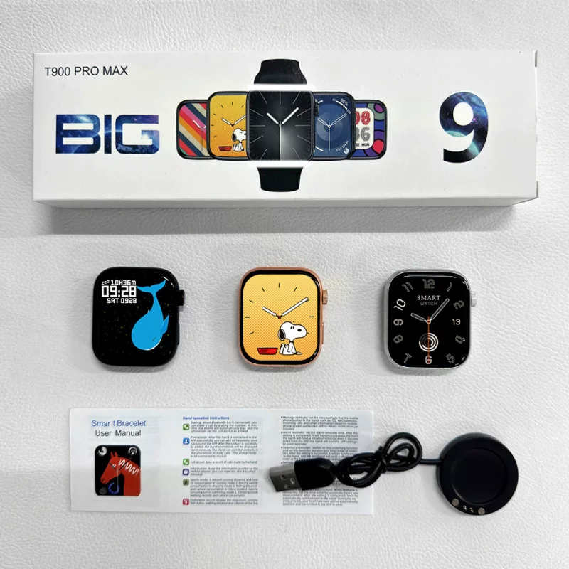 Умные часы, браслет, T900, 900promax, T900, bluetooth, отслеживает сердцебиение, измеряет кровяное давление