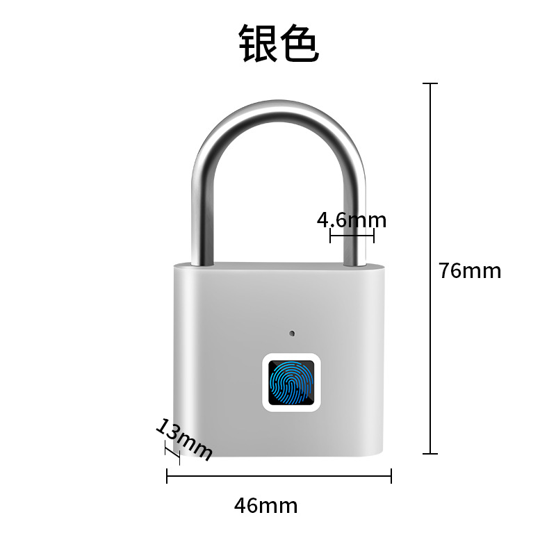 Durable para equipaje al aire libre cerradura de huella digital puerta de acero inoxidable candado del gabinete del banco financiero cajón de la huella digital inteligente