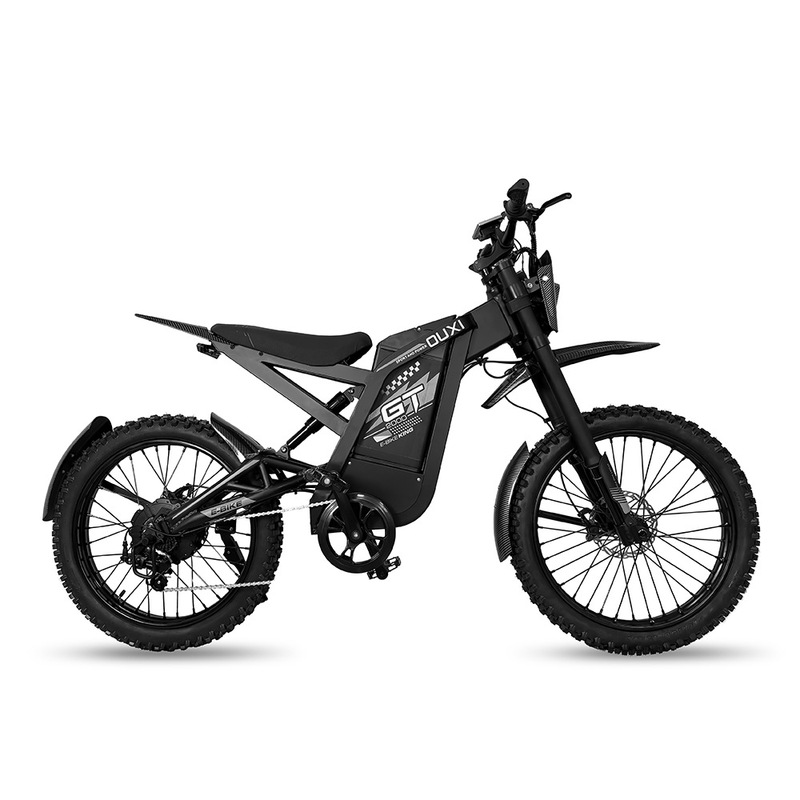Ouxi Ebike Source Factory 24inch Electric Off-Road Vehicle Lithium Electric Vehicle Snowmobile 7-Speed Electric Power-Assisted Bicycle