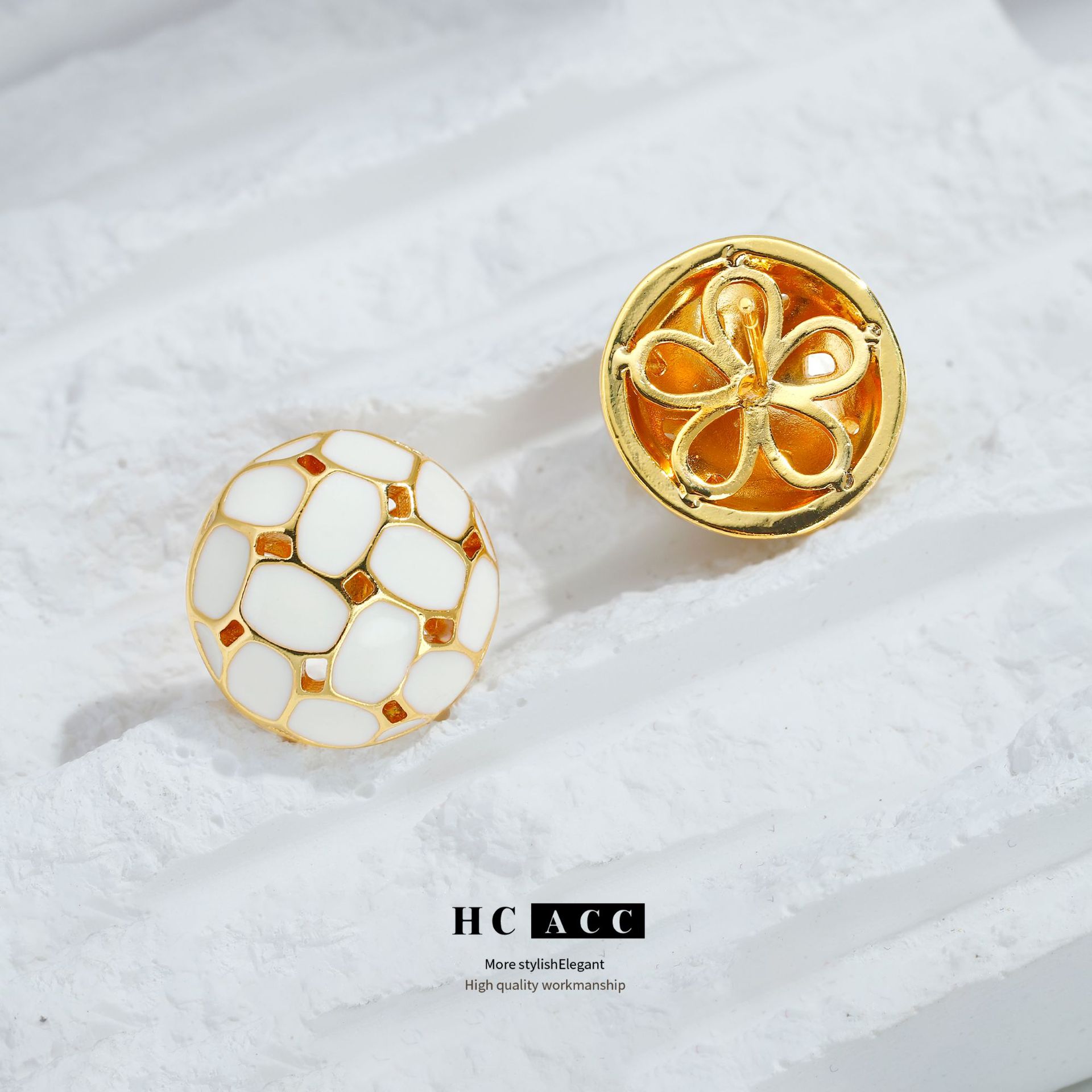european-and-american-style-light-luxury-exquisite-round-earrings-enamel-craft-high-sense-female-earrings-retro-niche-design-sense-jewelry