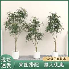 ピーコックの大型熱帯植物ピーコックの偽の木をシミュレーションします。