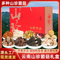 中秋の贈り物は雲南山の貴重なキノコのギフトボックスの干物の特産品のお土産です。