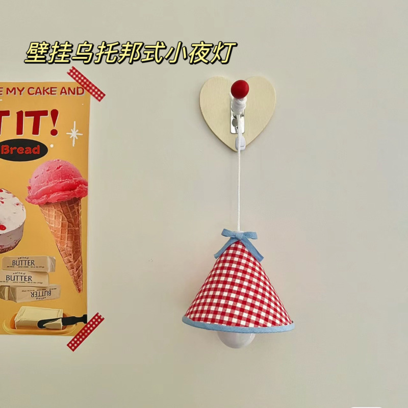 ナイトライト寝室ins少女睡眠かわいい無線部屋夜用ベッドの雰囲気ランプ壁掛けランプ|undefined
