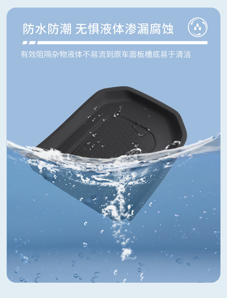 Suitable for 25-26 Model Cadillac Xt5 Center Console Wireless Charging Silicone Anti-Slip Mat, Car-Specific Modification Accessories