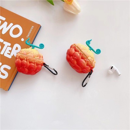 Силиконовый чехол для AirPods One Piece (Дьявольский плод)