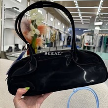 2025夏季阿迪三叶草女子复古运动单肩拎包挎包长柄包法棍包斜挎包