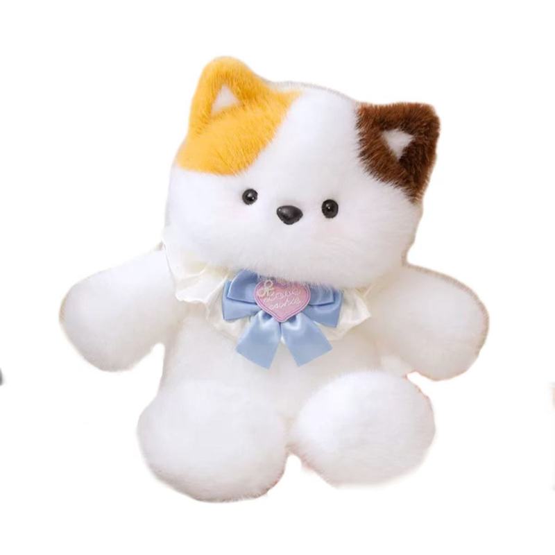 ランニングベア人形ぬいぐるみかわいい子猫人形ギフト子供のおやすみおやすみなだめる子羊人形|undefined