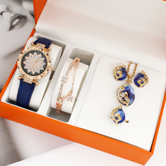 Watch ladies new foreign trade watch necklace earrings ring set wholesale wrist watches women
