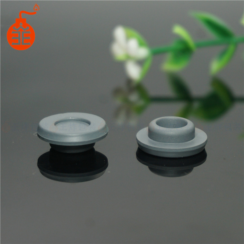 现货15口灰色丁基胶塞适用卡口西林瓶包装丁基卤化橡胶塞化妆包材