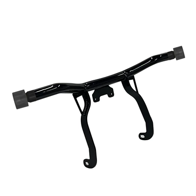 Motorcycle accessories Harley Touring series Touring Glide Road King modified front crash bar (Motorcycle bumper) - black-roller