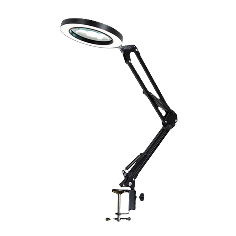 Xiangyu LED protección de los ojos belleza manicura herramientas para reparación lupa joyería Jade tiro tatuaje bordado lámpara Mesa