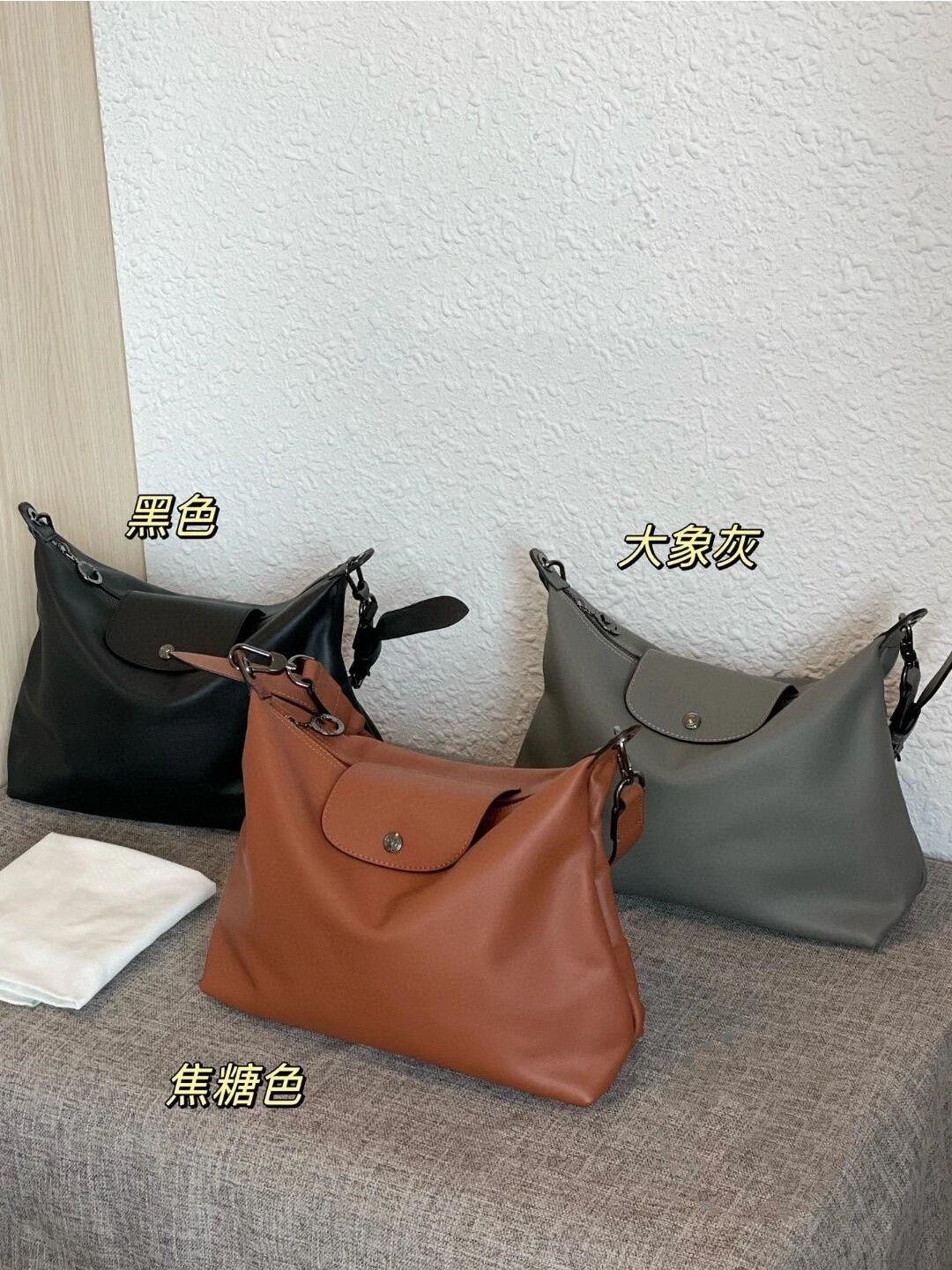 【天井】龍hobo牛革脇下バッグ通勤シングルショルダーバッグ大容量トート