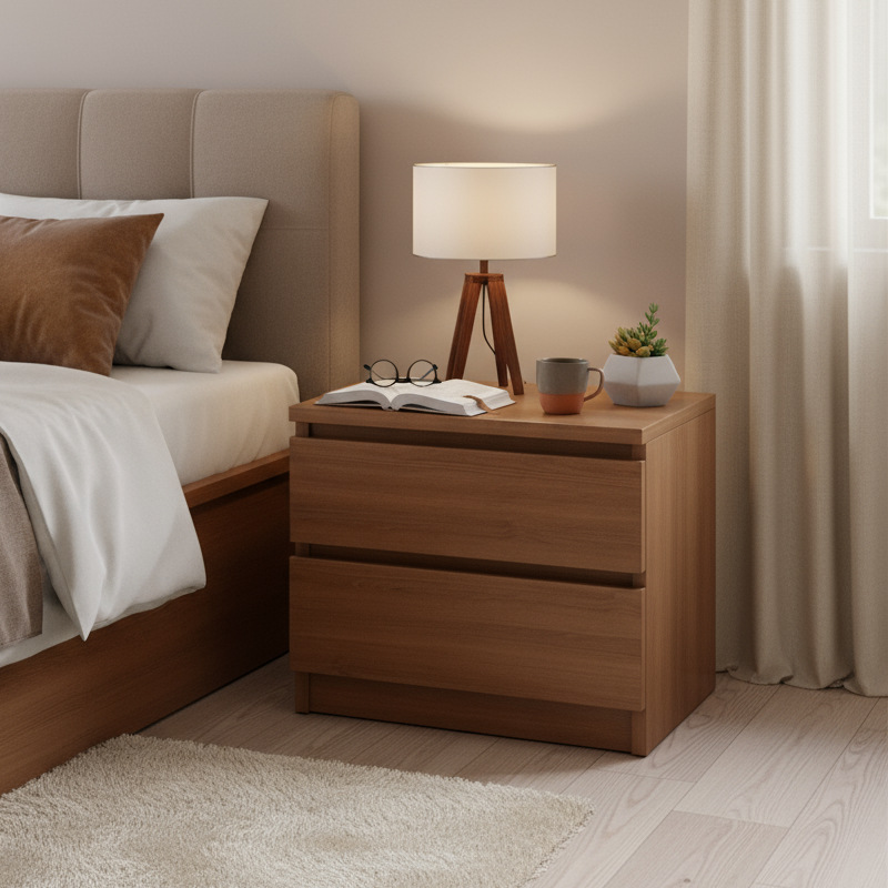 Cabina lateral de la meseta de cabecera pequeña moderna simple casera simple en línea mini armario de almacenamiento de la cama del dormitorio