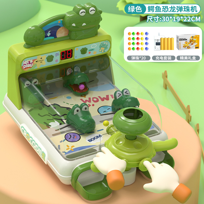 Máquina de Pinball Eléctrica Infantil de Plástico con Conteo de Puntos e Interacción
