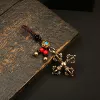 Cross Lotus Vajra + Peach Blossom Knot Rope