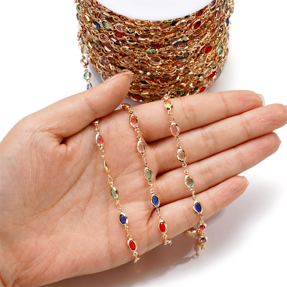 15g Weight Chain Jewelry Making Type 1 M Jewelry Making Size Glass Inlay Material DIY Jewelry Accessories, Bracelets, Necklace Classification 1 Roll Quantity Glass, Copper Material Bag, Colorful, Heart Shape, Butterfly Pattern Plating Design Casual, Simple Style Style 1 Roll Bag Colorful Heart Shape DIY Jewelry Accessories Bracelets Necklace Glass Copper Glass Casual Simple Style DIY Jewelry Accessories Bracelets Necklace 34