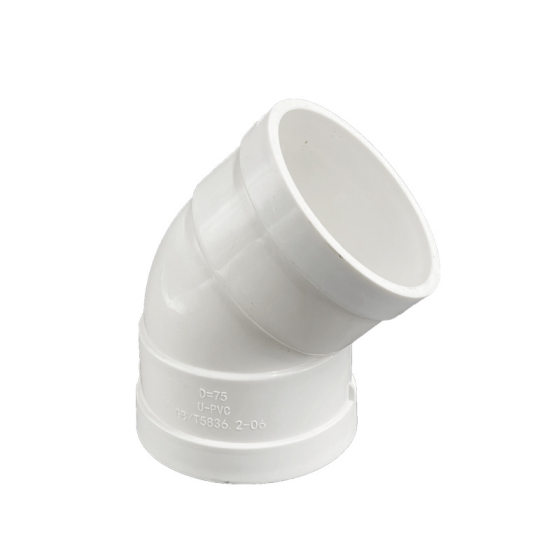 pvc drainage fittings daquan 63 drainage national standard direct tee straight bend tee elbow drainage fittings