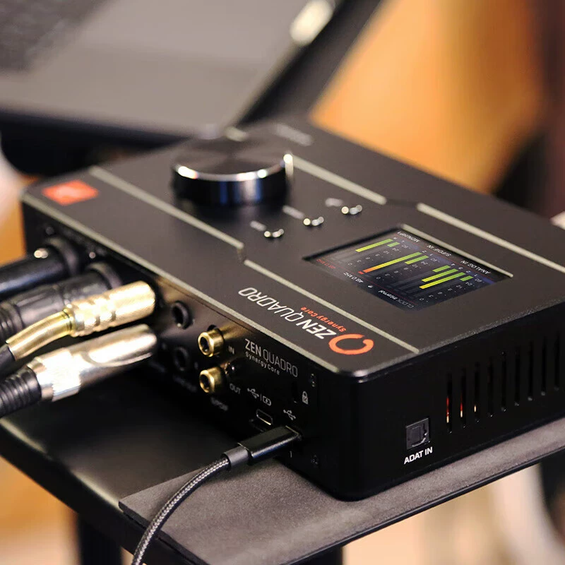 Профессиональная внешняя USB звуковая карта ANTELOPE AUDIO Zen Quadro, живая работа, OTG для телефона