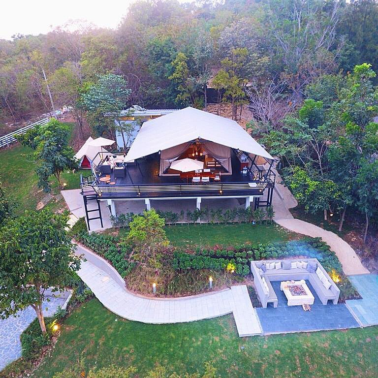 Carpa de lujo de un solo hotel venta directa de lujo ligero ocio tienda de campaña de lujo hotel al aire libre tienda de campaña residencial