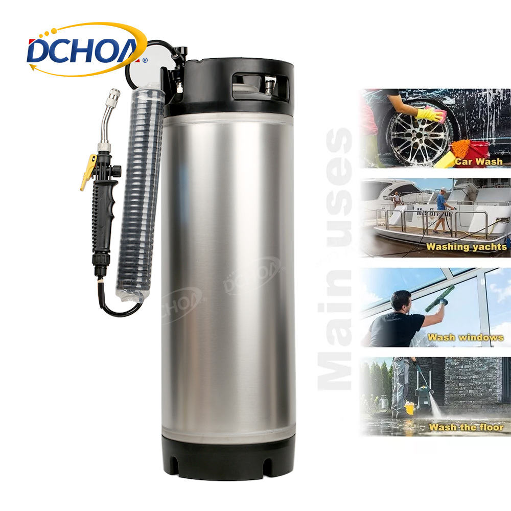 Car Cleaning Tools High Pressure Watering Can Transparent Film Construction Pressure Spray Can Car Washer