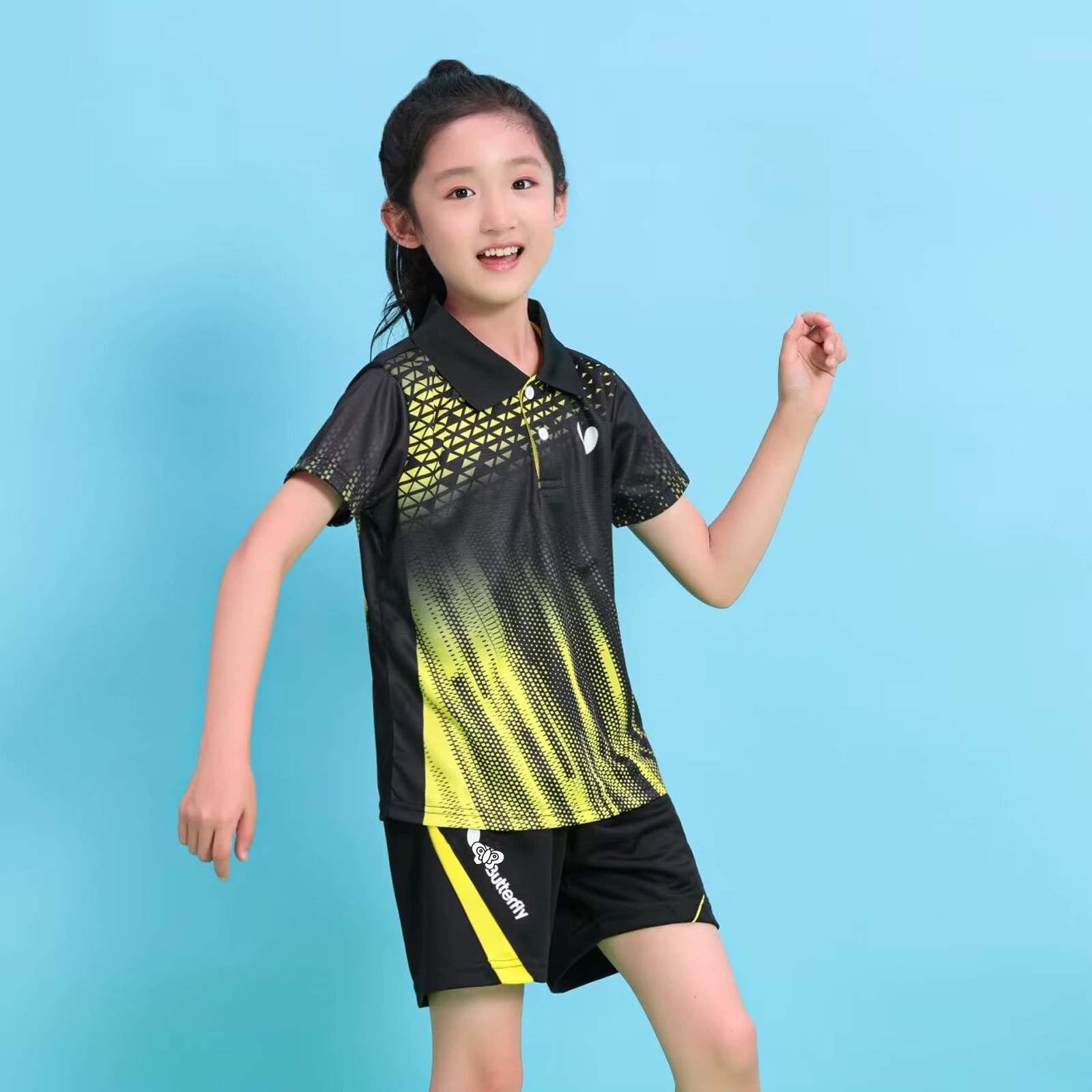 Children's uniform for table tennis, sports suit for training