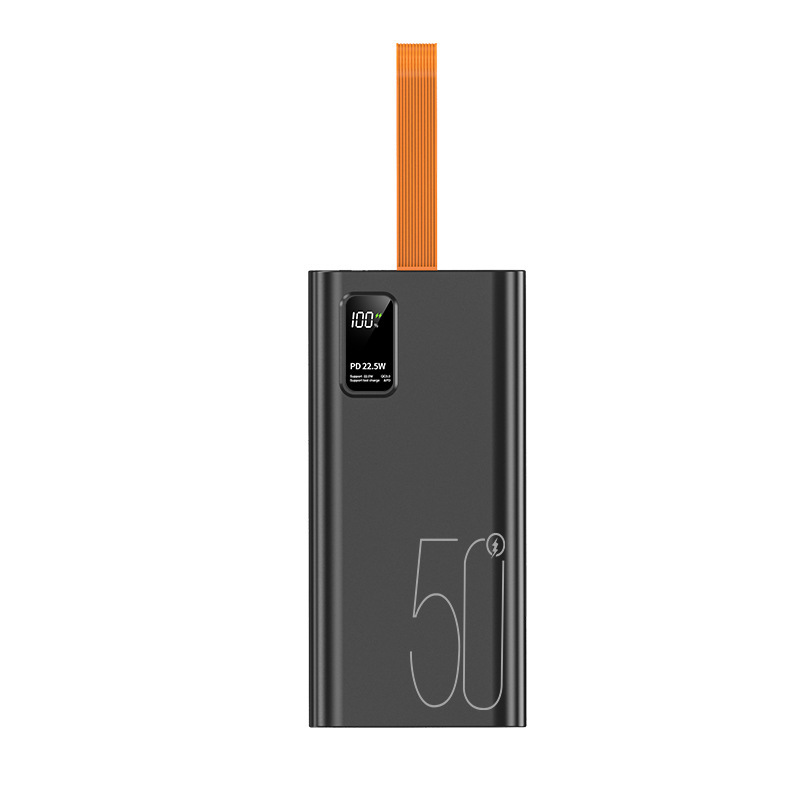 Sınır ötesi hızlı şarjlı powerbank 50000mAh büyük kapasiteli çoklu bağlantı noktalı taşınabilir dış mekan powerbank hediye özel logo