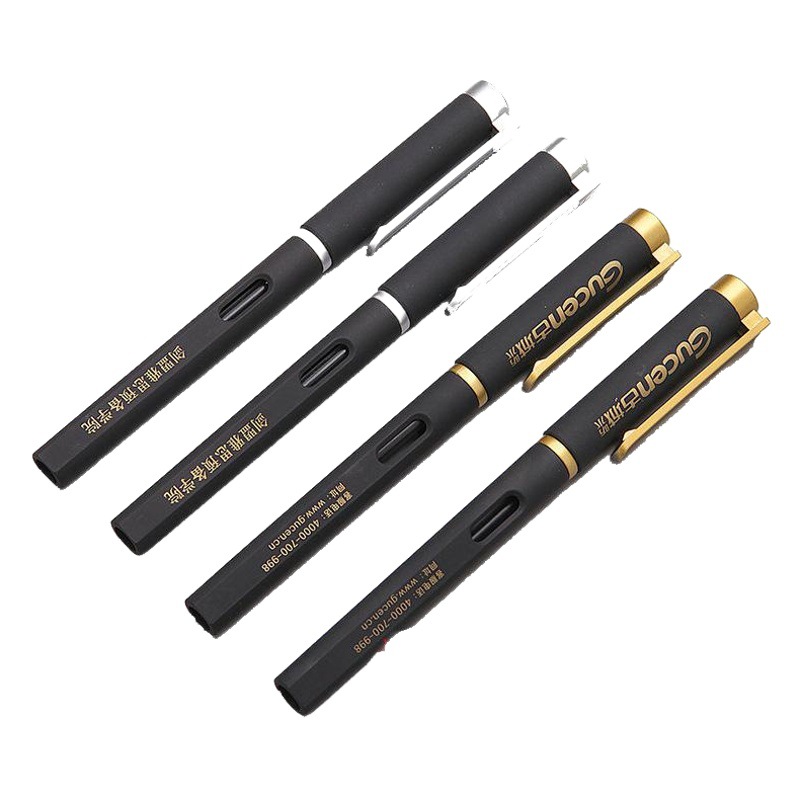 Business ballpoint pen advertising pen black gel pen custom logo water pen water pen signature pen custom carbon pen