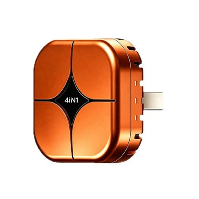 Carplay Box, Other Car Video - 4-in-1-cross-border-orange-adapter-included