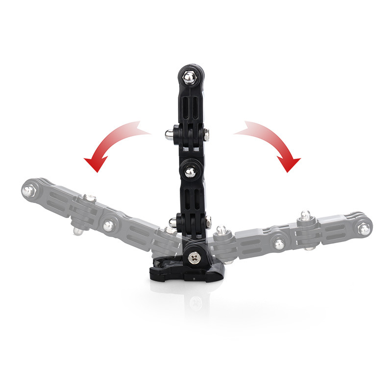 GoPro deportes cámara de casco de la motocicleta barbilla alargado soporte fijo perro de montaña larga rotación soporte Accesorios