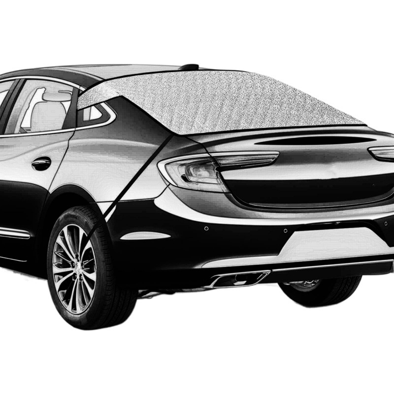 Nueva cubierta del parabrisas trasero del coche de 4 capas ventana trasera cubierta del coche protección solar protección UV a prueba de viento nieve privacidad nieve escudo