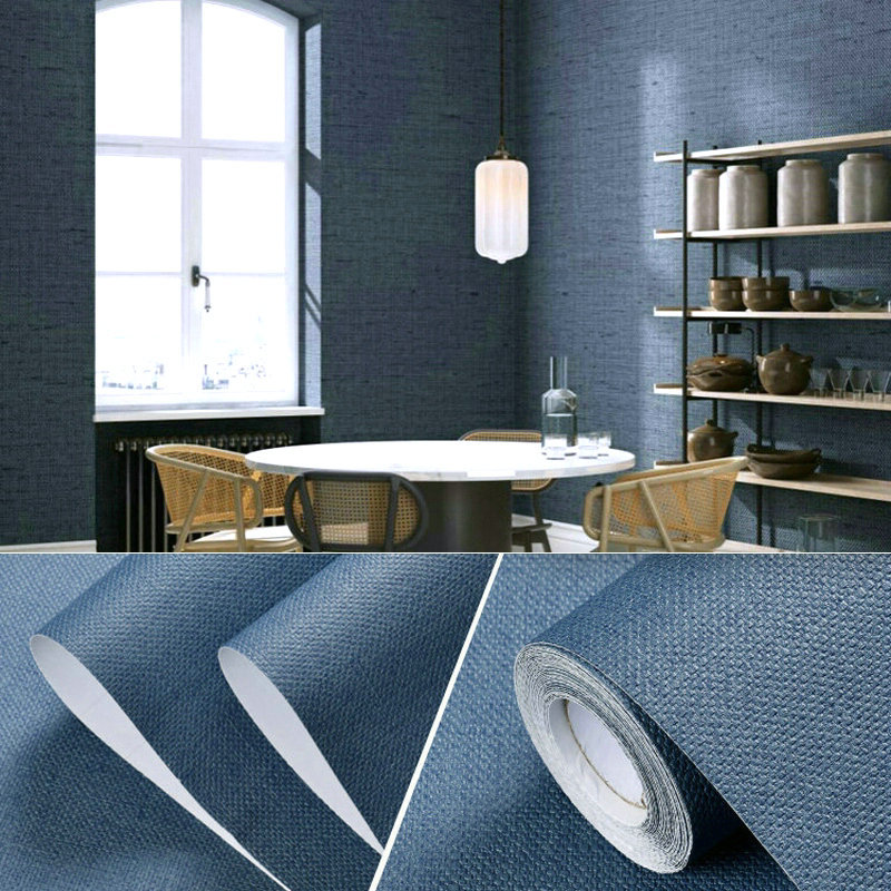 [Thickened linen] navy blue