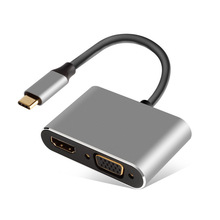 TYPECTOHDMI+VGA4Kҕ�l�D�Ӿ�typec����һ����������X�@ʾ��