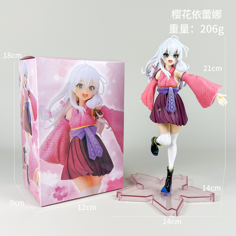 初音未来手办动漫水冰月美少女蕾姆花嫁穹妹二次元公仔模型摆件批|undefined