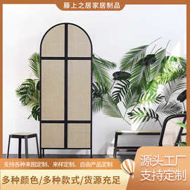藤艺家具 卧室藤木编织双门衣柜源头厂家东南亚酒店双门衣柜