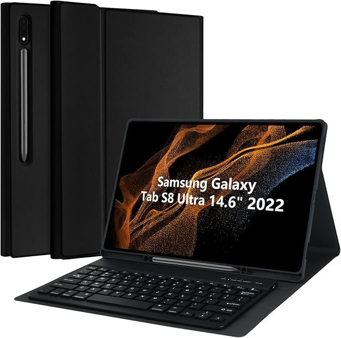 Suitable for Samsung tablet S9Ultra keyboard protective case X900 detachable keyboard case X910 leather case S8Ultra Suitable for Samsung tablet S9Ultra keyboard protective case X900 detachable keyboard case X910 leather case S8Ultra