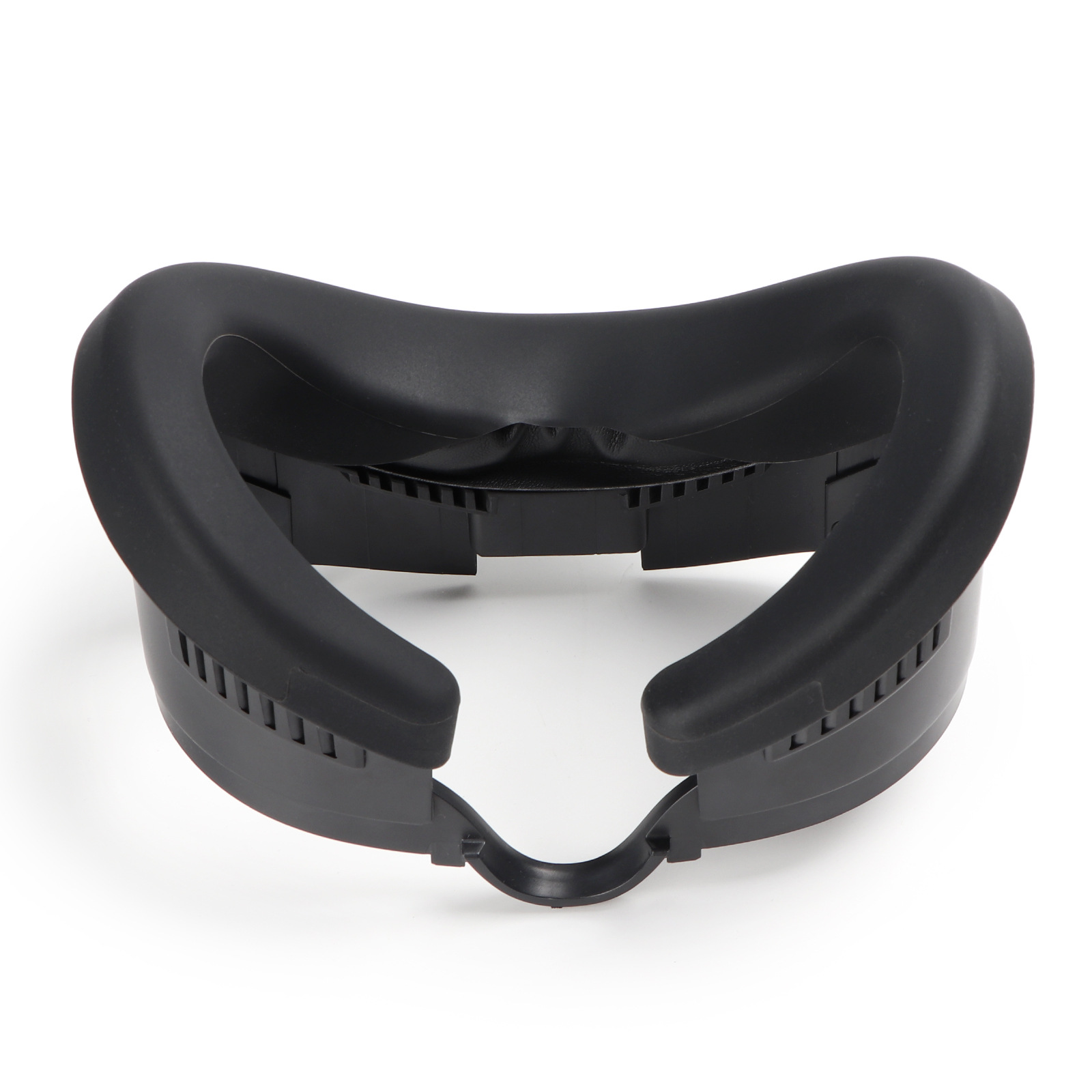 The widened mask replacement stand for Meta Quest 3 can be worn with a silicone mask for a more skin-friendly look undefined