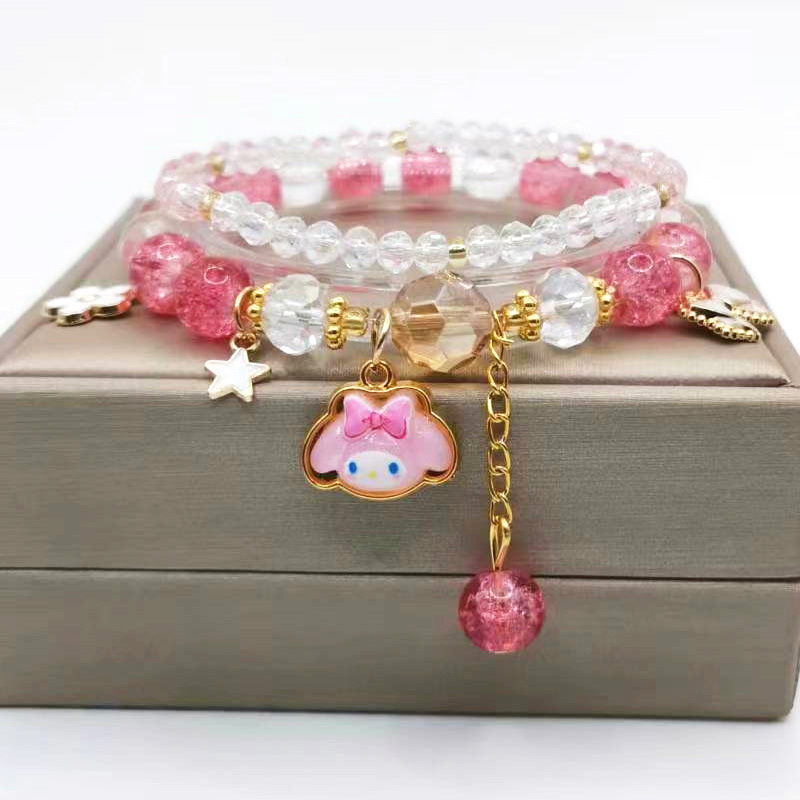 Pulsera para niños pulsera colgante de niña linda Niña Accesorios de dibujos animados con cuentas pulsera de joyería pulsera mismo estilo
