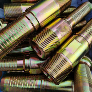 High-Pressure Hose Joint, Crimped Oil Pipe Joint, Hydraulic Hose Joint Accessories, Straight Elbow, Custom Processing