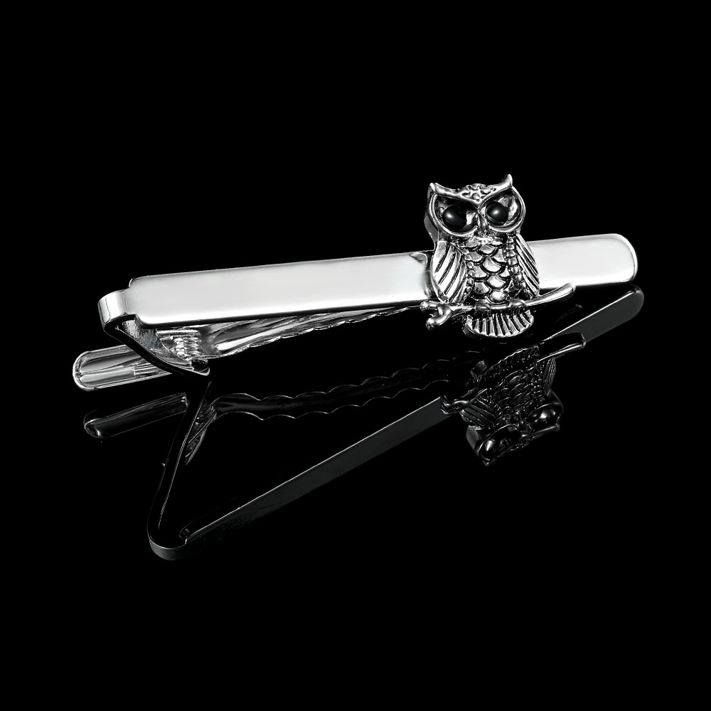 new astronaut space tie clip men's trendy casual tie clip cufflinks set clothing accessories_voghion.com